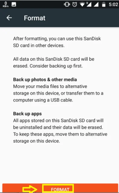 Android’de SD Kart Kullanımı ve Formatlama 8 - Android’de SD Kart Kullanımı ve Formatlama (Resimli Anlatım)