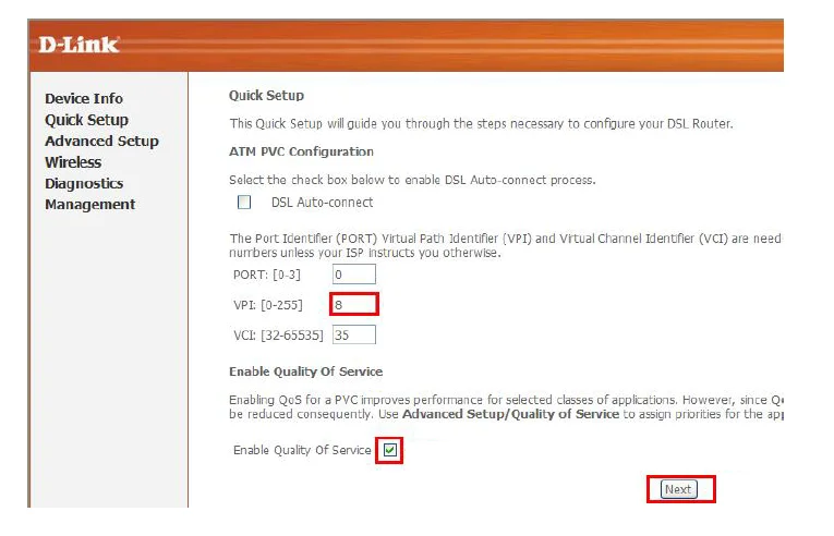 D Link DSL 2640U HW C1 Modem Kurulumu ve Kablosuz Ayarlar 4 - D-Link DSL-2640U HW C1' Modem Kurulumu ve Kablosuz Ayarlar (Resimli Anlatım)