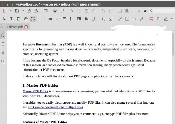PDF Düzenleme Proğramı Master PDF Editor 1