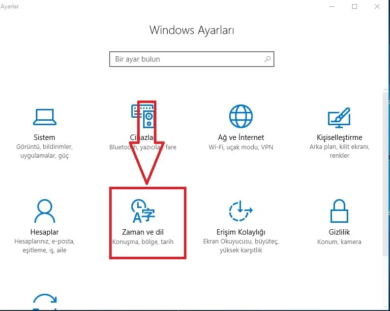 Windows 10 Dil Değiştirme Nasıl Yapılır 2 - Windows 10 Dil Değiştirme Nasıl Yapılır? (Resimli Anlatım)