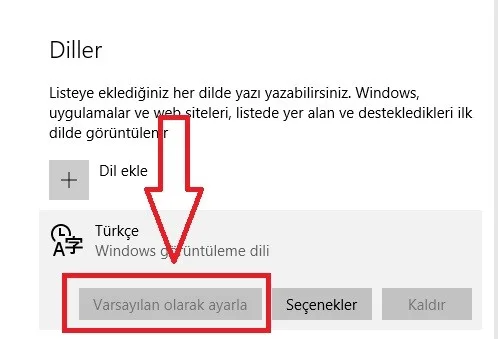 Windows 10 Dil Değiştirme Nasıl Yapılır 7 - Windows 10 Dil Değiştirme Nasıl Yapılır? (Resimli Anlatım)
