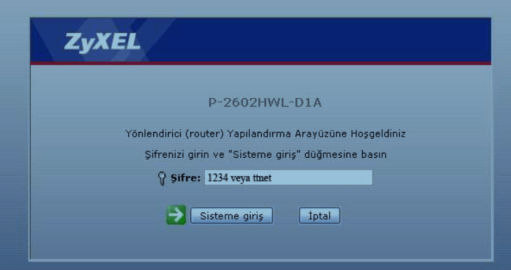ZyXEL P 2812H Modem Kurulumu ve Kablosuz Ayarlar 3 - ZyXEL P-2812H' Modem Kurulumu ve Kablosuz Ayarlar (Resimli Anlatım)