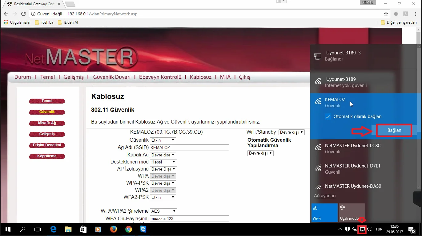 Netmaster Z4' Kablosuz Ayarlar (Resimli Anlatım) Netmaster Z4 Kablosuz Ayarlar 6 - Netmaster Z4' Kablosuz Ayarlar (Resimli Anlatım)