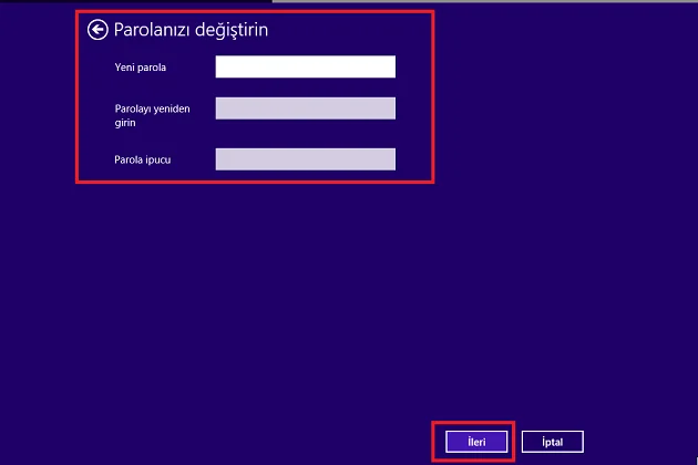 Windows 8.1 Parola Kaldırma 6 - Windows 8.1' Parolası Nasıl Tamamen Kaldırılır? (Resimli Anlatım)