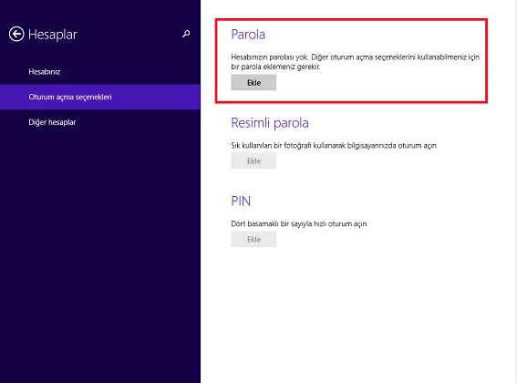 Windows 8.1 Parola Kaldırma 8 - Windows 8.1' Parolası Nasıl Tamamen Kaldırılır? (Resimli Anlatım)