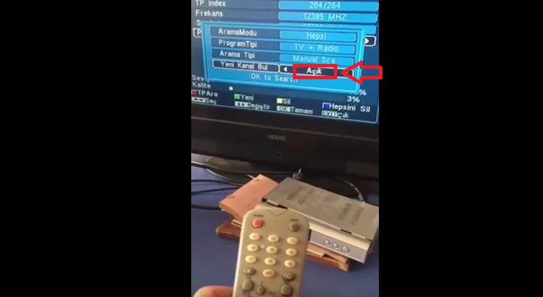 YU MA TU Türksat Uydu Ayarları 5 - YU-MA-TU' Türksat Uydu Ayarları (Resimli Anlatım)