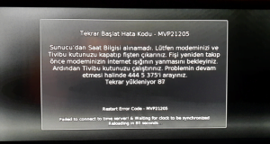 Tivibu’da “Güncel Saat Bilgisi Alınamadı Hatası” ve Çözümü