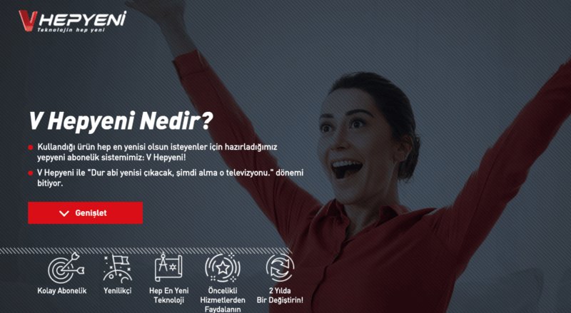 v hepyeni 2 - Vestel’den Televizyon Kiralama Projesi: ‘V Hepyeni’!