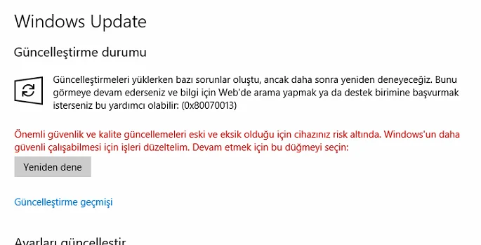 Windows 10 Update Veritabanı Hatası ve Çözümü (Kesin Çözüm)