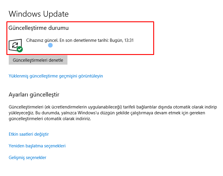 Windows 10 Güncelleme Sorunu Kesin Çözüm 13