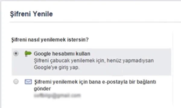 Facebook Şifre Sıfırlama Kodu Gelmiyor!