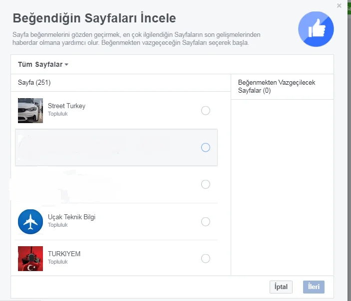 Facebookta Beğenilen Sayfaları Toplu Silme 2 - Facebook'ta Beğenilen Sayfaları Toplu Silme (Resimli Anlatım)