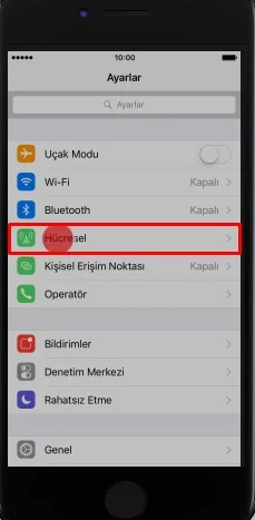 iPhone 7 Manuel İnternet APN Ayarları 2 - iPhone 7 Manuel İnternet (APN) Ayarları (Resimli Anlatım)