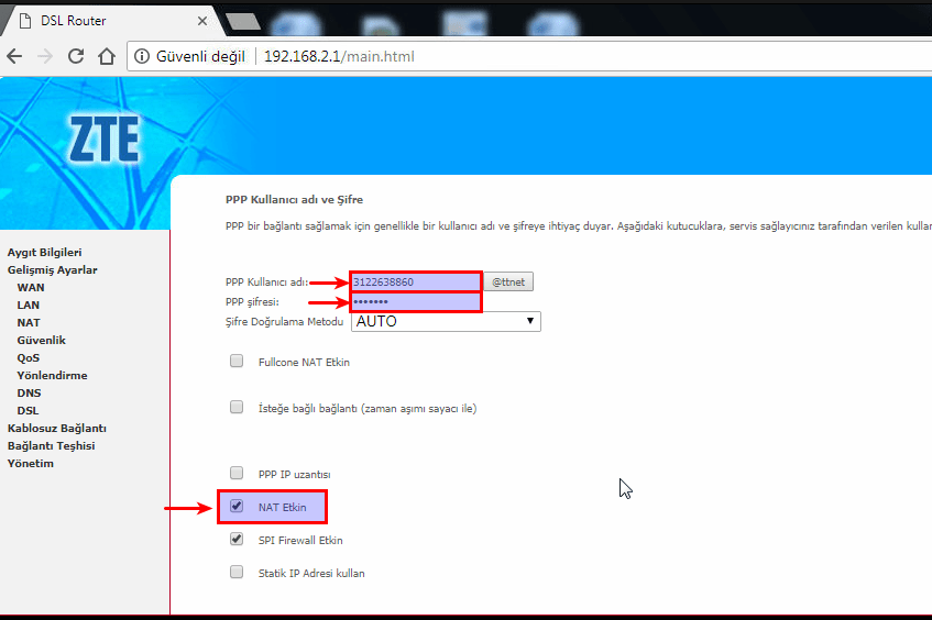 ZTE W300S Modem Kurulumu 6