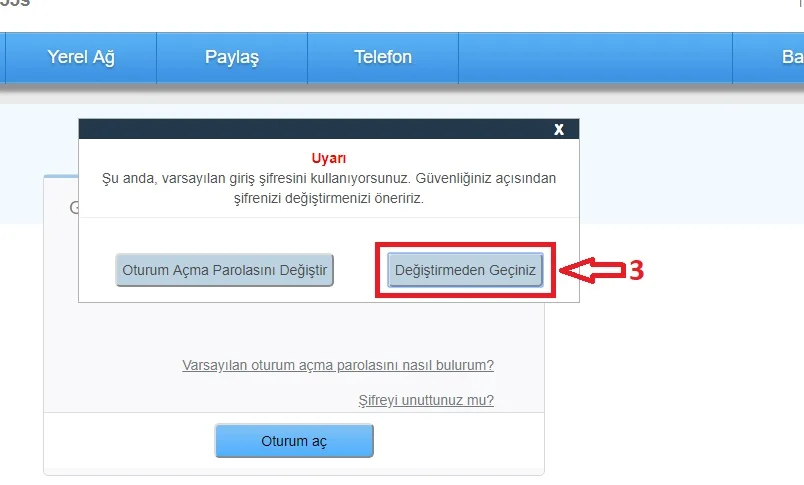 hg255s 5ghz açma 2 - Huawei HG255s’de 5GHz Frekansı Nasıl Aktifleştirilir?