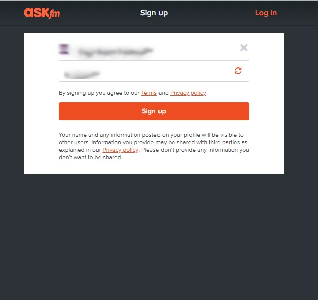 ASKfm Üye Olma ve Hesap Açma 4 - ASKfm Üye Olma ve Hesap Açma (Resimli Anlatım)