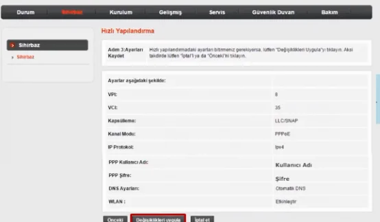 CNet CAR 900 Modem Kurulumu 8 - CNet CAR-900 Modem Kurulumu (Resimli Anlatım)