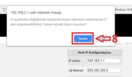 airties dhcp değiştirme 4 - AirTies Modemlerde IP Değiştirme! (Resimli Anlatım)