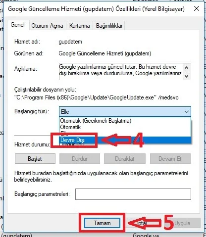 Google Chrome Güncellemeleri Nasıl Kapatılır? (Resimli Anlatım) google chrome güncellemelerini kapatma 3 - Google Chrome Güncellemeleri Nasıl Kapatılır? (Resimli Anlatım)