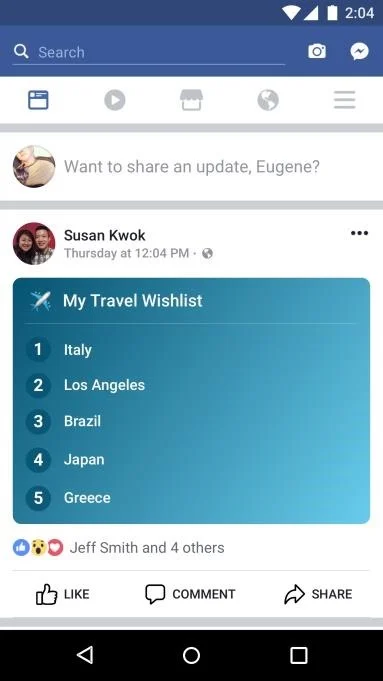 Facebookta Durum Güncellemenizi Nasıl Liste Şeklinde Paylaşabilirsiniz 4 - Facebook'ta Durum Güncellemenizi Nasıl Liste Şeklinde Paylaşabilirsiniz?