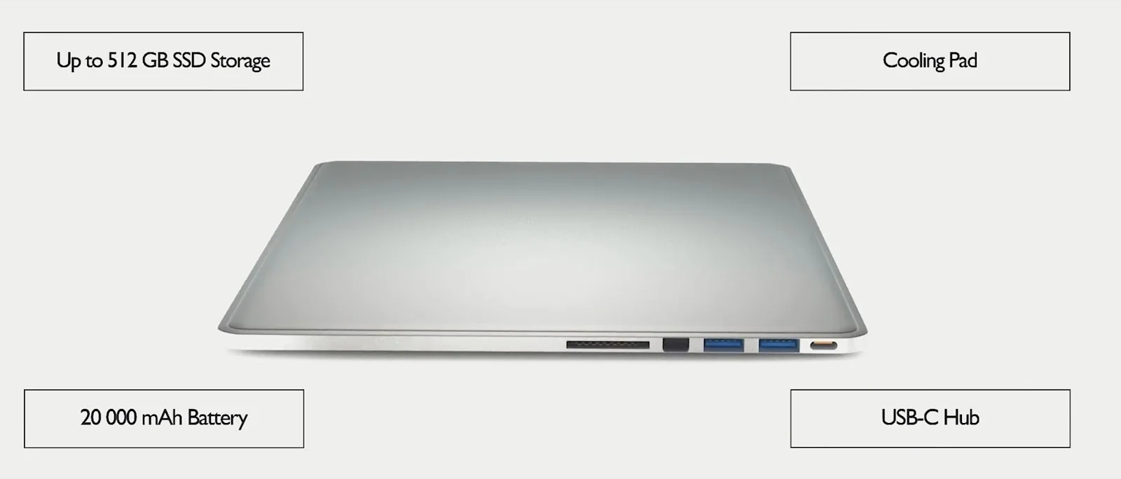 MacBook için Powerbank Line Dock Battery Storage 2 - MacBook için Powerbank: Line Dock Battery Storage!