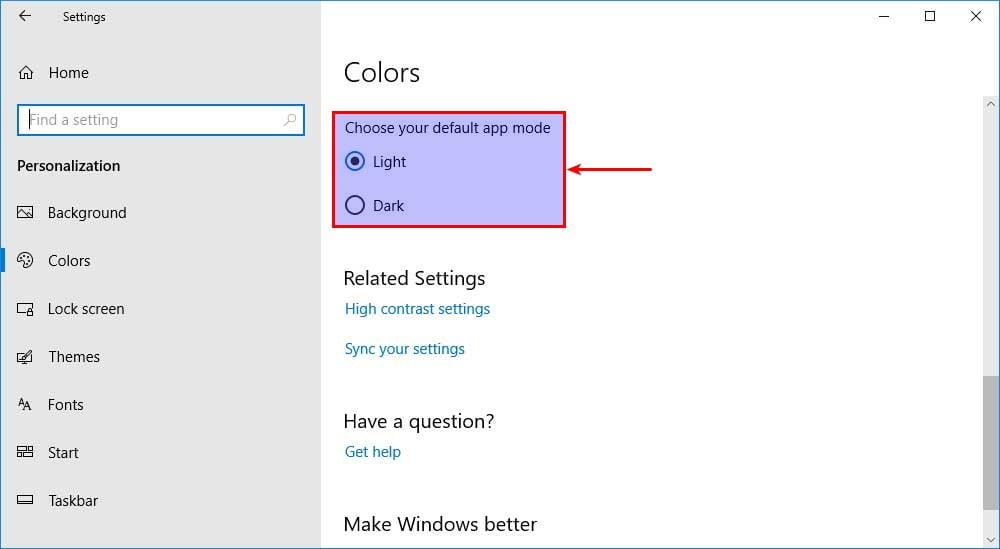 Windows 10da Koyu Tema Modu Dark Mode Etkinleştirme 2