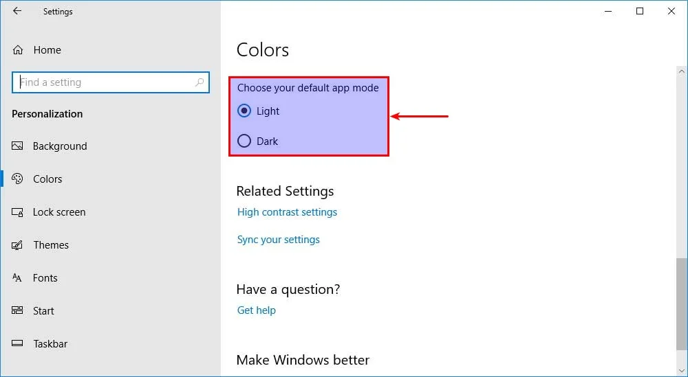 Windows 10da Koyu Tema Modu Dark Mode Etkinleştirme 2 - Windows 10'da Koyu Tema Modu (Dark Mode) Nasıl Etkinleştirilir?