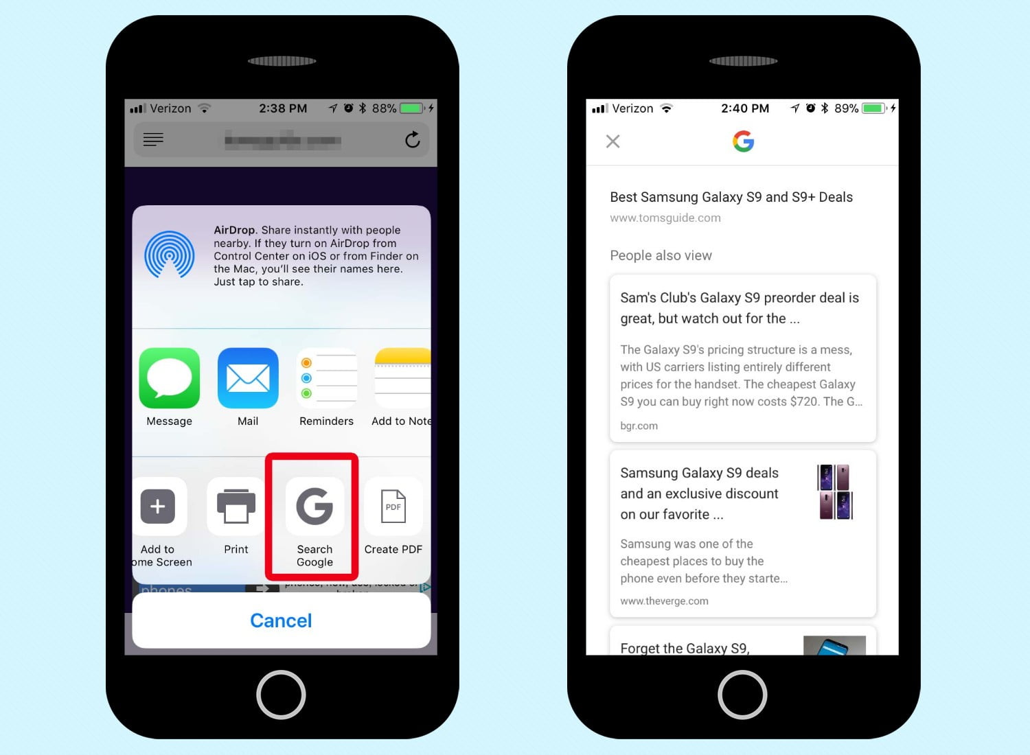 iOS Mesajlara ve Safariye Google Arama Nasıl Eklenir 10