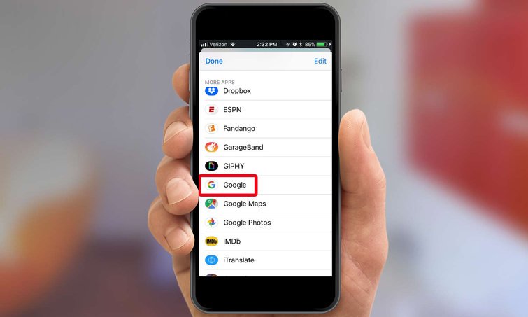 iOS Mesajlara ve Safariye Google Arama Nasıl Eklenir 3