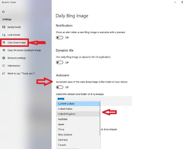 Bingin Duvar Kağıdı Resimlerini Windows 10da Arka Plan Resmi Olarak Ayarlama 4