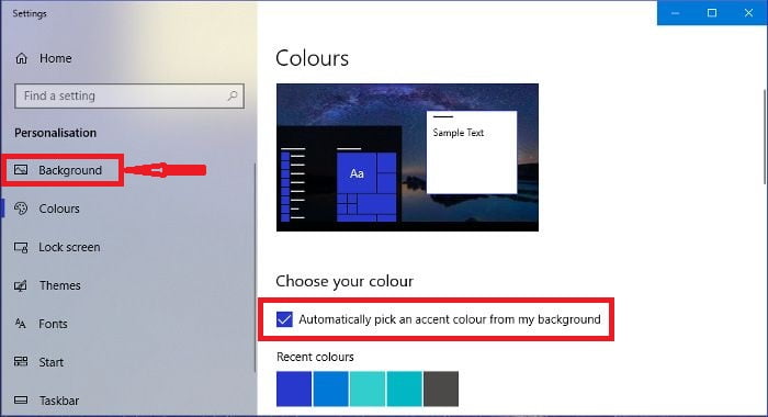 Bingin Duvar Kağıdı Resimlerini Windows 10da Arka Plan Resmi Olarak Ayarlama 5