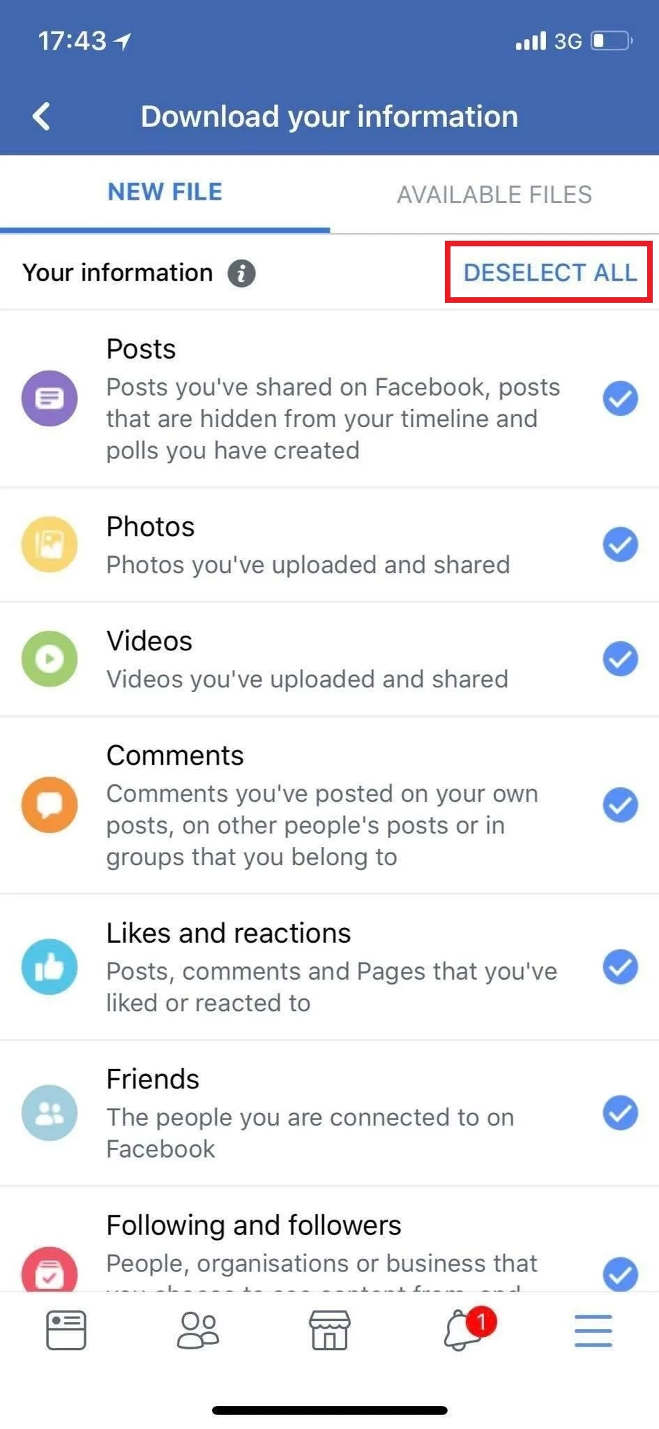 Facebook Verilerinizi Android ve iOS Uygulamasından Nasıl İndirebilirsiniz 4 - Facebook Verilerinizi Android ve iOS Uygulamasından Nasıl İndirebilirsiniz?