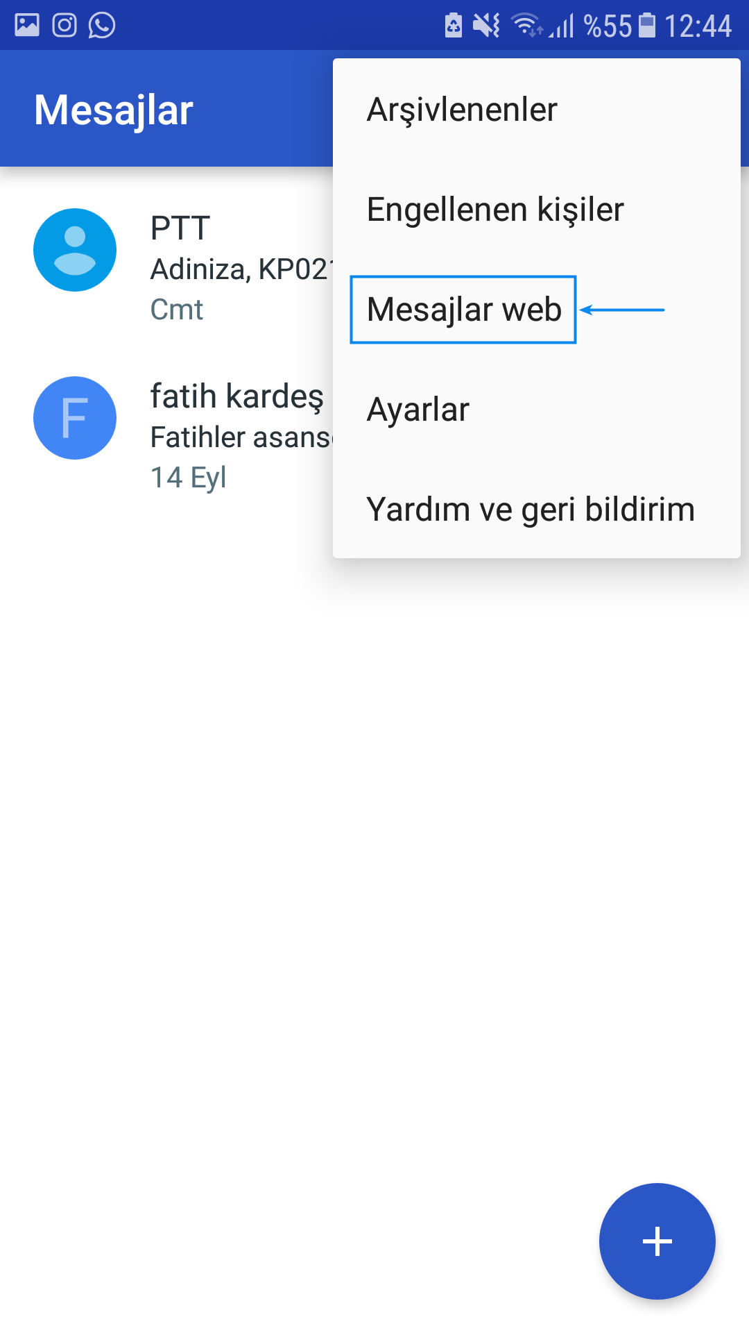 Google Mesajlar Uygulaması ile Bilgisayardan SMS Gönderme 3