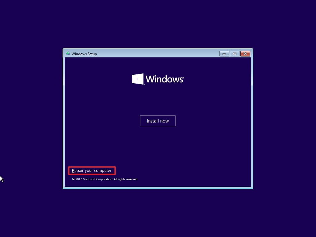 Windows 10 Başlangıç Onarma 2
