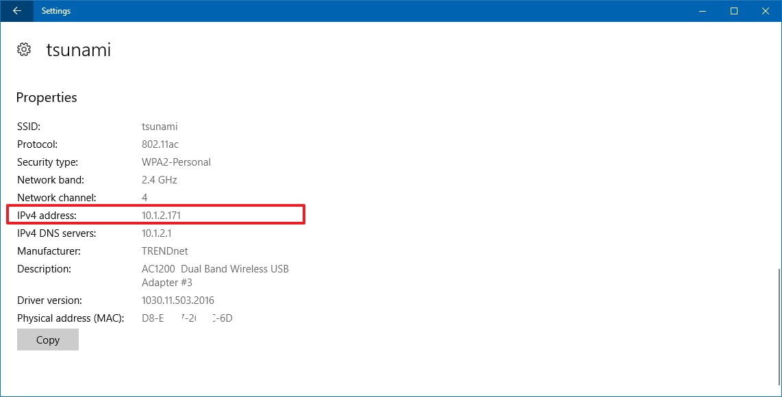 Windows 10da Bilgisayarın IP Adresini Bulma 3