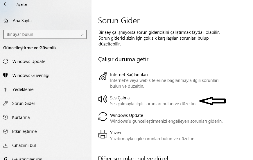 Windows 10’da Ses Sorunları ve Çözümleri 6