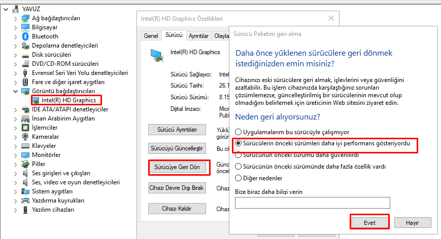 Windows 10’da WDF VIOLATION Hatası ve Çözümü 5
