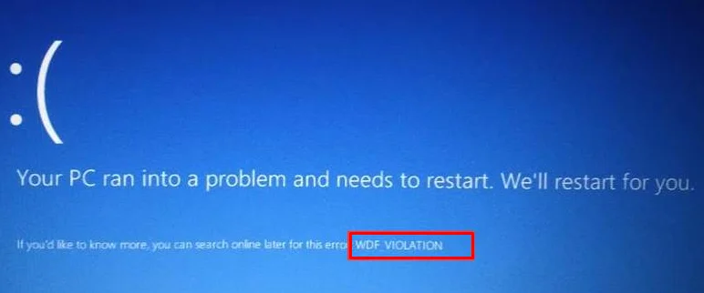 Windows 10’da WDF VIOLATION Hatası ve Çözümü kapak - Windows 10’da WDF_VIOLATION Hatası ve Çözümü!