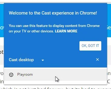 chromecast ile windows masaüstü ekranını paylaşma 5 - Chromecast ile Windows Masaüstü Ekranınızı Paylaşın!