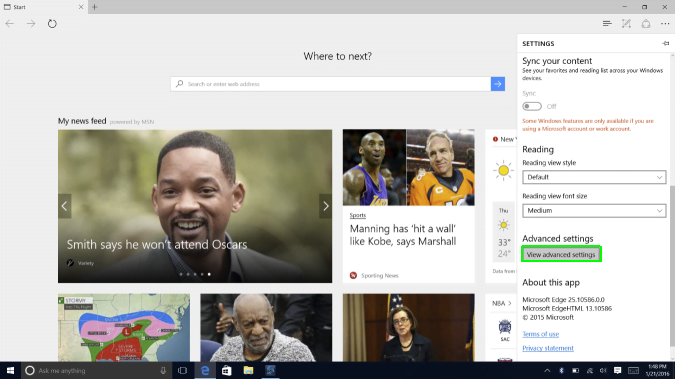 cortana edge 7 1 - Microsoft Edge'de Cortana Nasıl Aktif Edilir ve Kullanılır?