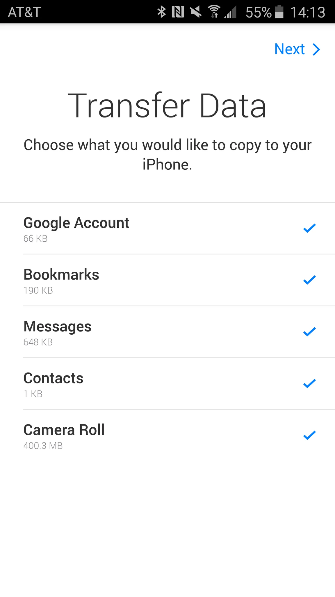 Androidden iPhonea ve iPade Veri Aktarma 10 - Android'den iPhone'a ve iPad'e Veriler Nasıl Taşınır?