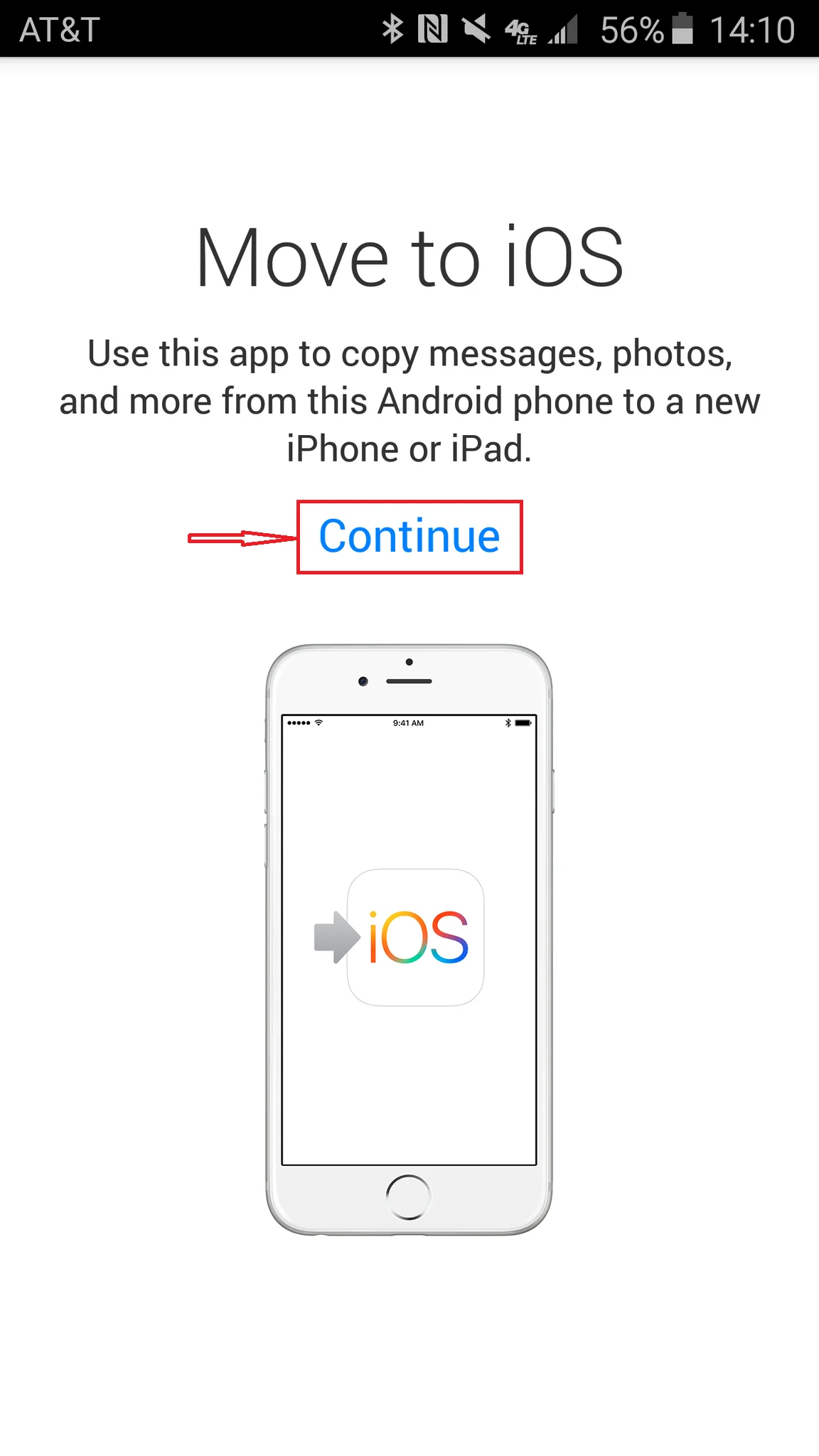 Androidden iPhonea ve iPade Veri Aktarma 6 - Android'den iPhone'a ve iPad'e Veriler Nasıl Taşınır?