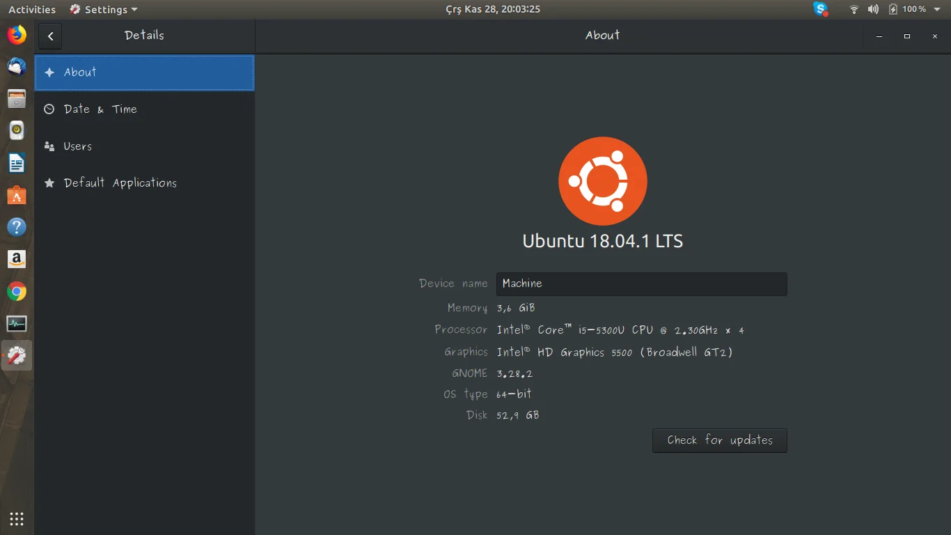 Linux Ubuntu’da Sistem Bilgilerine Nasıl Bakılır 3 - Linux Ubuntu’da Sistem Bilgilerine Nasıl Bakılır?