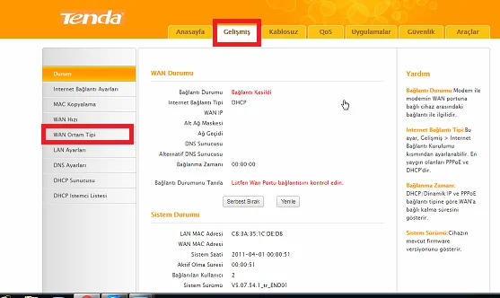 Tenda N301 Kablosuz Router Kurulumu 4 - Tenda N301 Kablosuz Router Kurulumu