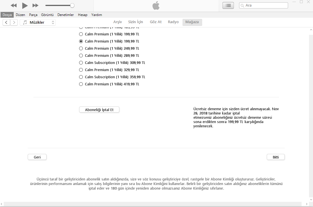 iTunes Üzerinden Alınan Uygulamalar Nasıl iptal Edilir 3