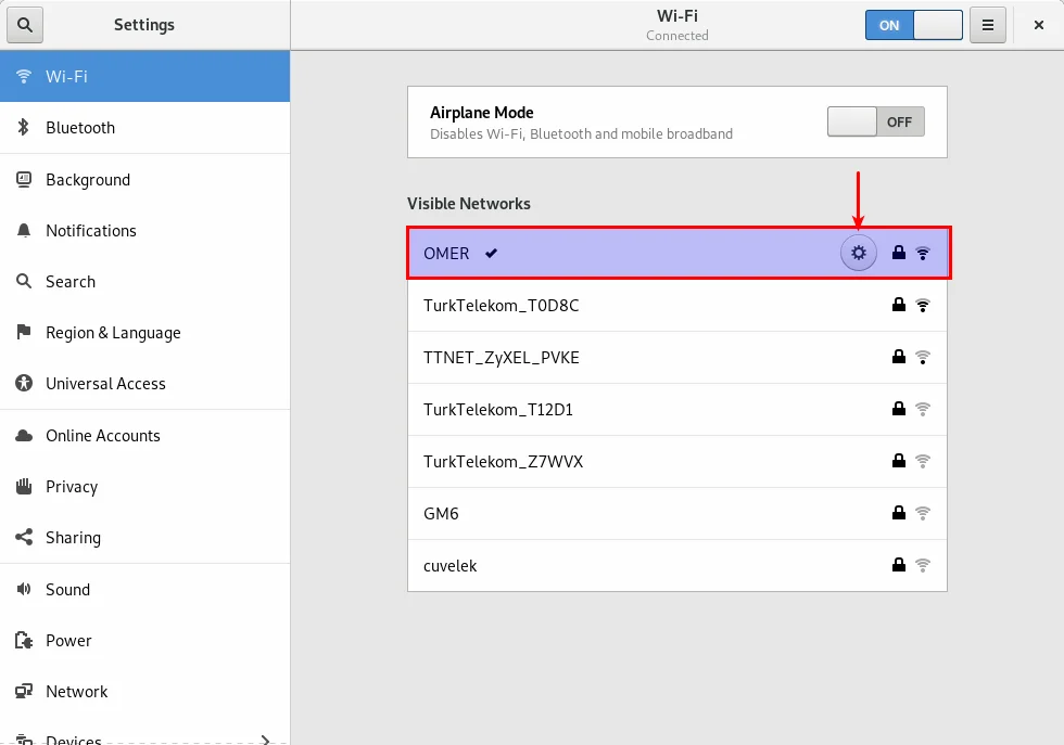 Linux Gnome Masaüstü Ortamında Statik IP ve DNS Ayarları 4 - Linux XFCE ve GNOME Masaüstü Ortamlarında Statik IP ve DNS Ayarları!