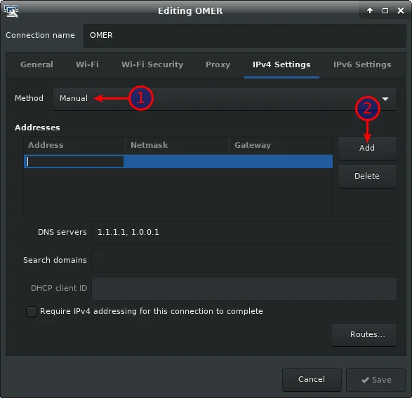 Linux XFCE Masaüstü Ortamında Statik IP ve DNS Ayarları 18 - Linux XFCE ve GNOME Masaüstü Ortamlarında Statik IP ve DNS Ayarları!
