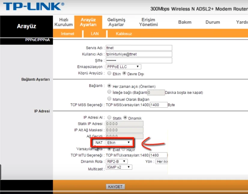TP Link Modemlerde Port Yönlendirme 3 - TP-Link Modemlerde Port Yönlendirme Nasıl Yapılır?