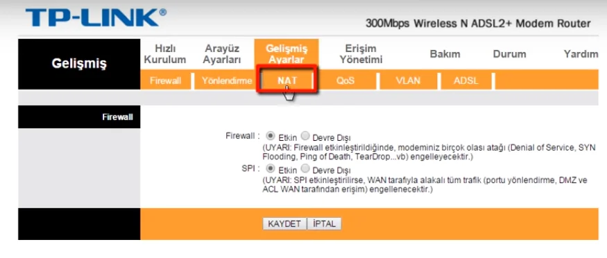 TP Link Modemlerde Port Yönlendirme 5 - TP-Link Modemlerde Port Yönlendirme Nasıl Yapılır?