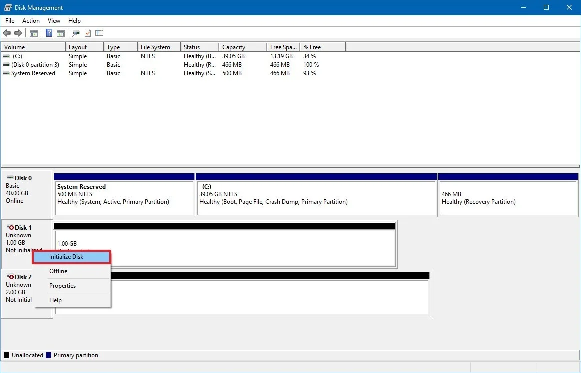 Windows 10da Yeni Bir Hard Diski Depolama Birimi Formatlama 4 - Windows 10'da Yeni Bir Hard Disk Nasıl Formatlanır?